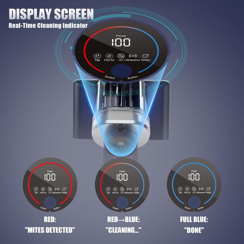 UV-C Mattress Vacuum with Strong Suction