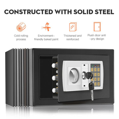 Anti-Theft Electronic Safe for Cash & Valuables