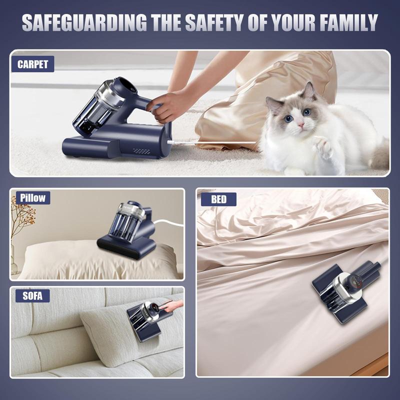 UV-C Mattress Vacuum with Strong Suction